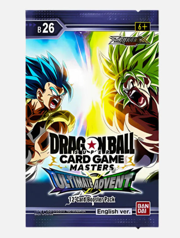 Dragon Ball Super Card Game - Masters Zenkai Series - B26 - Ultimate Advent - Booster