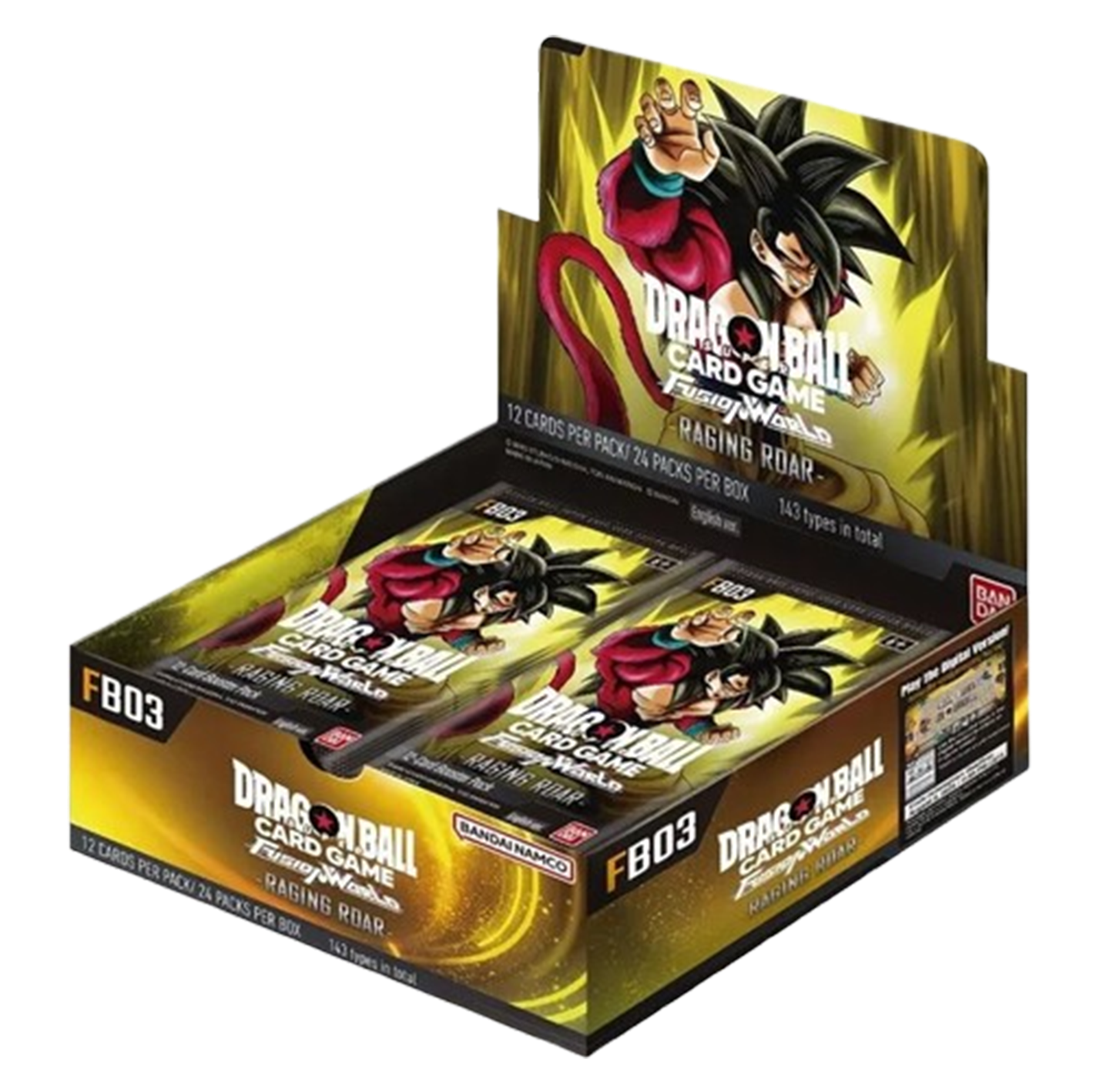 Fusion World - FB03 - Raging Roar - Booster Box (24 Packs)