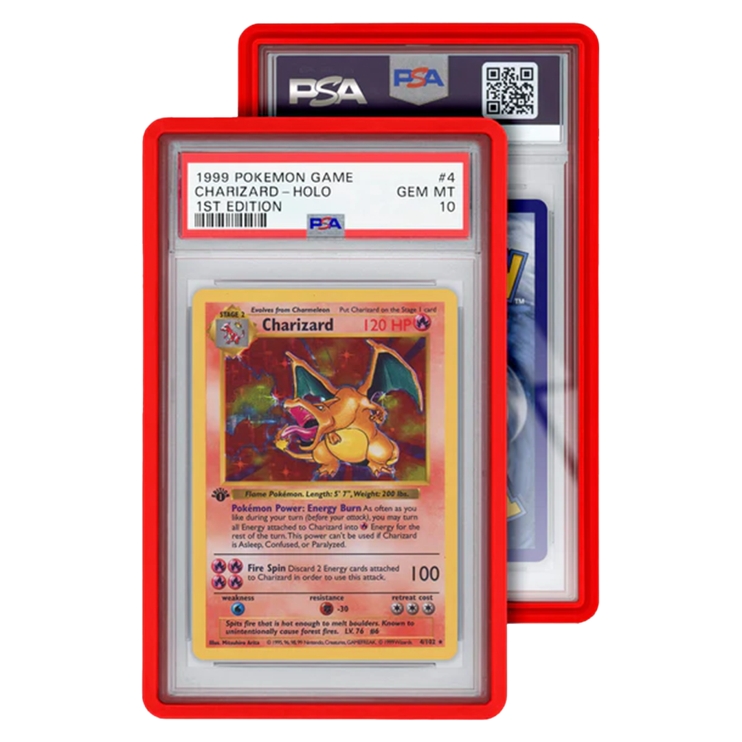 Graded Card Protector - Red