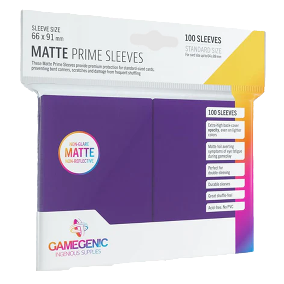 Gamegenic MATTE PRIME SLEEVES - Purple (100 UNI)