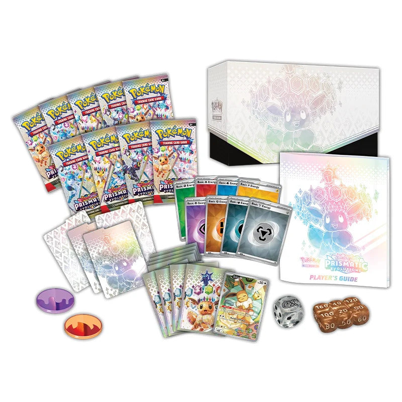 Pokémon - Scarlet & Violet - Prismatic Evolutions (SV08.5)- Elite Trainer Box (1 POR CLIENTE)