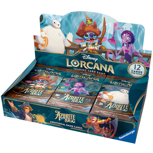 Lorcana TCG - Azurite Sea - Booster Box (24 Packs)