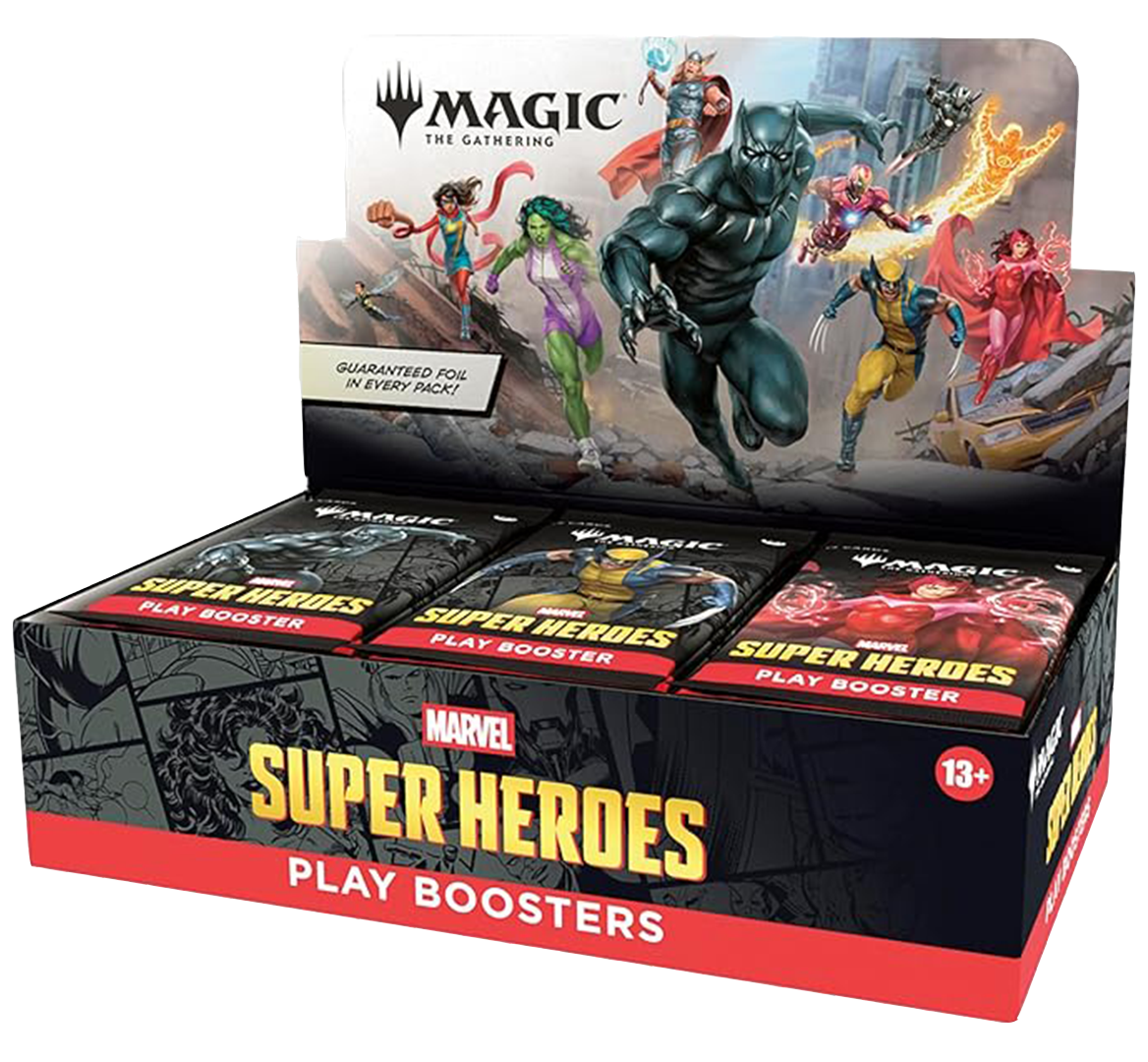 Magic The Gathering - Marvel Super Heroes - Play Booster Box (PRÉ-VENDA)