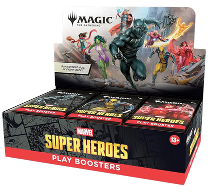 Magic The Gathering - Marvel Super Heroes - Play Booster Box (PRÉ-VENDA)