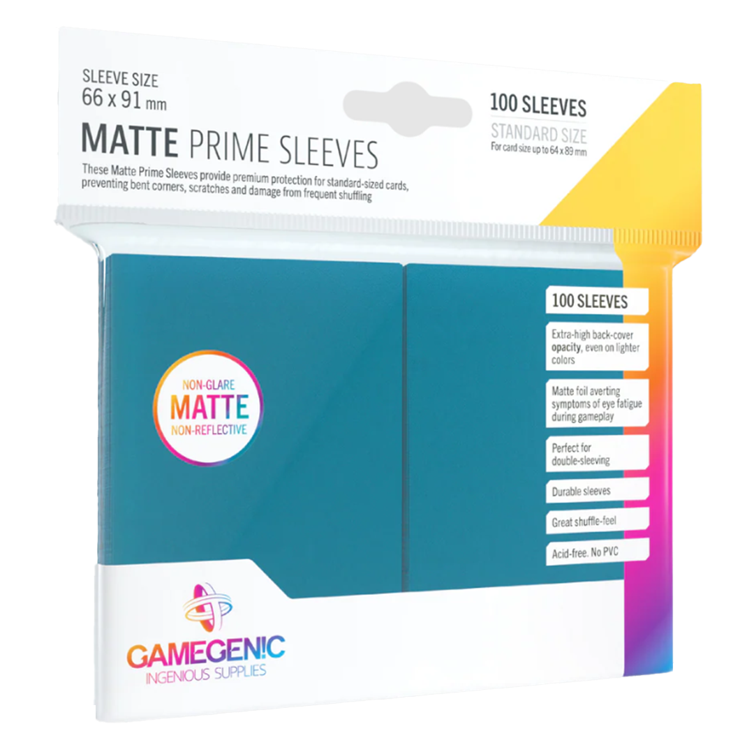 Gamegenic MATTE PRIME SLEEVES - Blue (100 UNI)