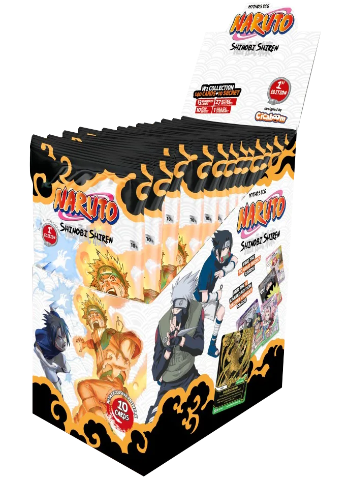 Naruto Mythos TCG - Set 02 - Shinobi Shiren - Booster Box (1st Edition)